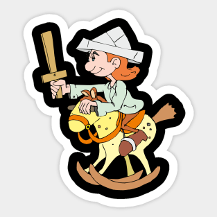 rocking horse Sticker